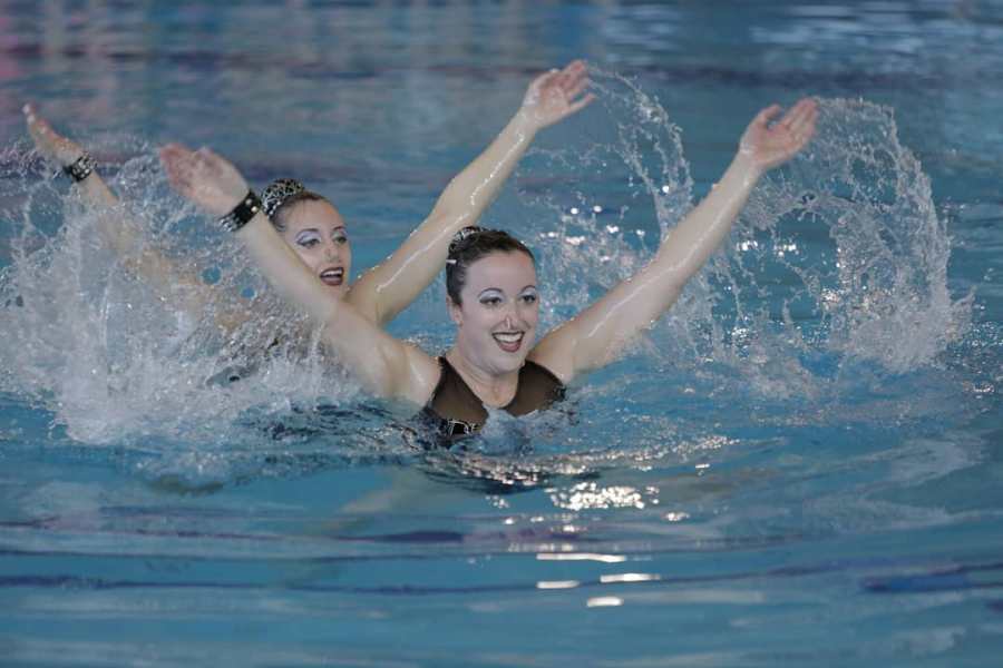 Cristina González, entrenadora de natación sincronizada